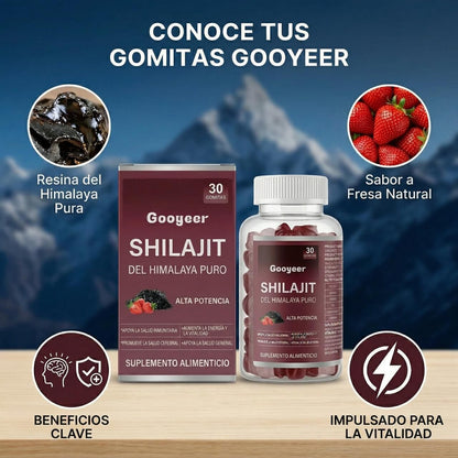SHILAJIT GOOYEER (120 CÁPSULAS) | ¡Máxima potencia en tu mejor momento!