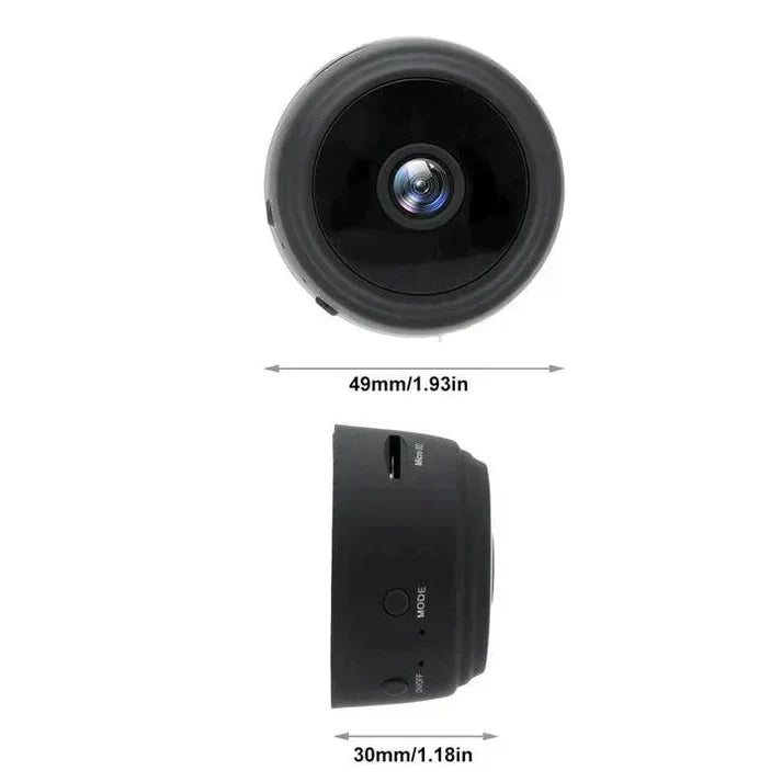 MINI CÁMARA ESPÍA DE VIGILANCIA - WIFI, FULL HD